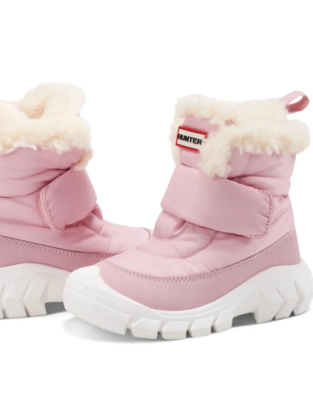 Hunter | Kids Igloo Lug Sole Insulated Waterproof Snow Boots | Light Pink | 13C